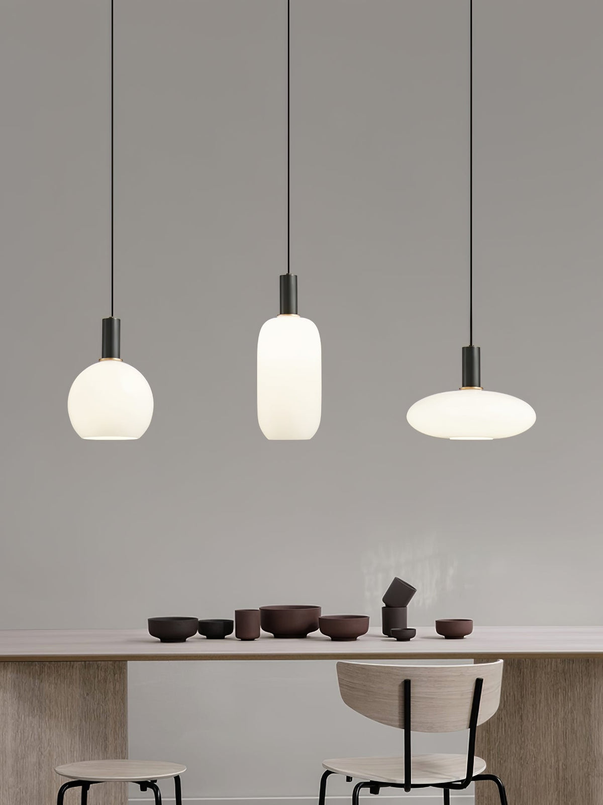 Glass Pendant Light, Hanging Light for Dining Room and Living Room – image 20
