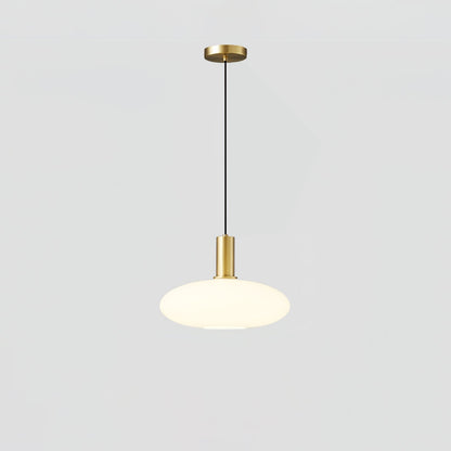 Glass Pendant Light, Modern Pendant Lamp with Brass Body – image 40