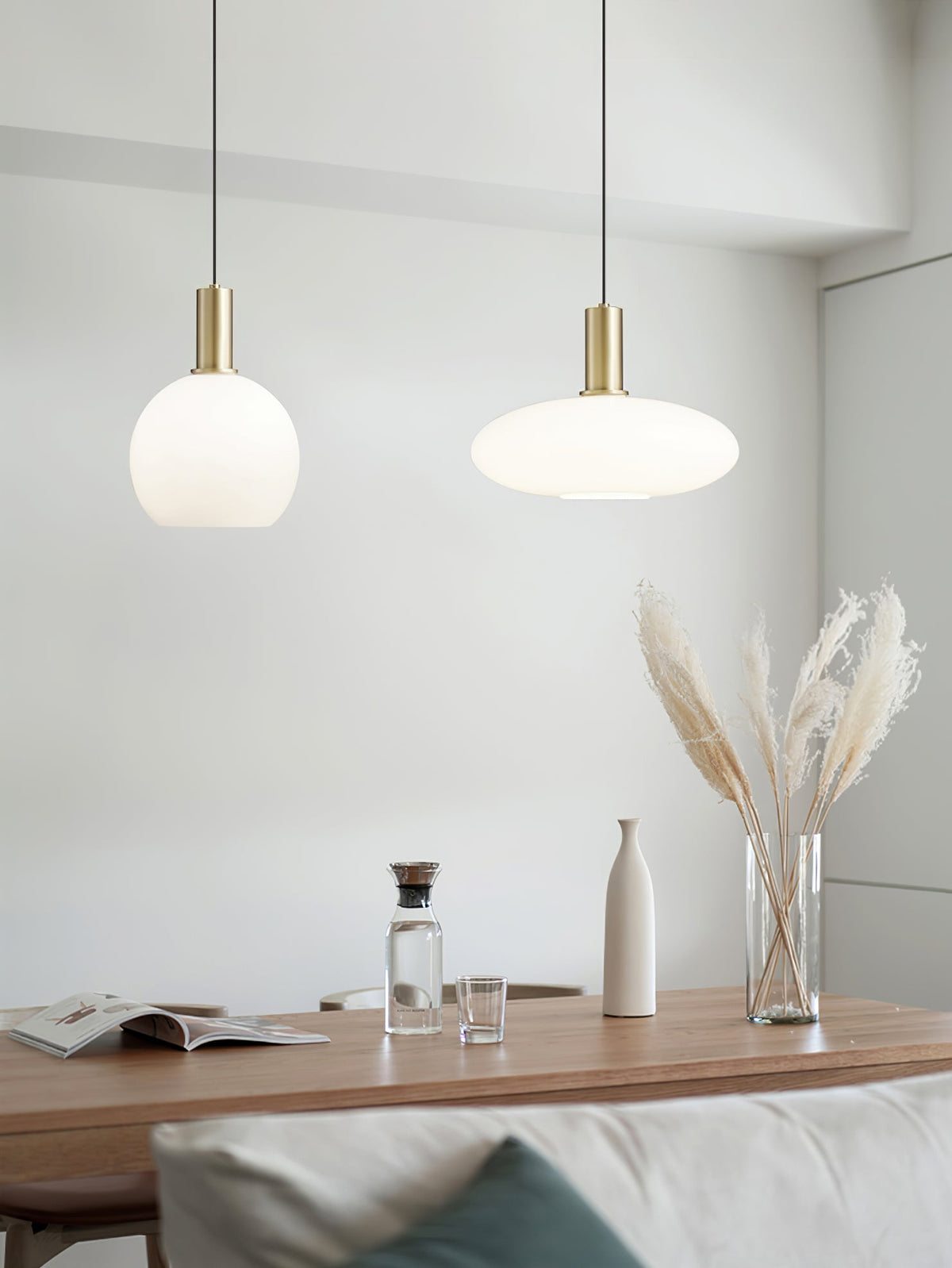 Glass Pendant Light, Hanging Light for Dining Room and Living Room – image 38