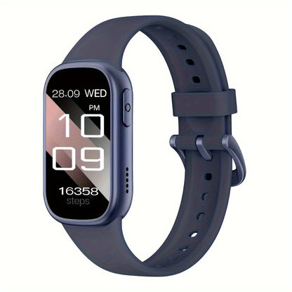 Smart Watch with Fast Charging, Waterproof Watch for Swimming with Silicone Strap
