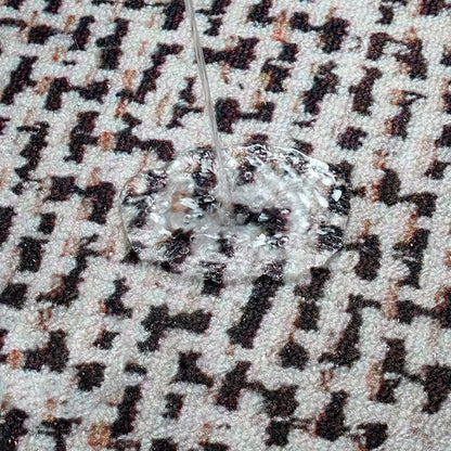 Round Beige Japandi Rug 8