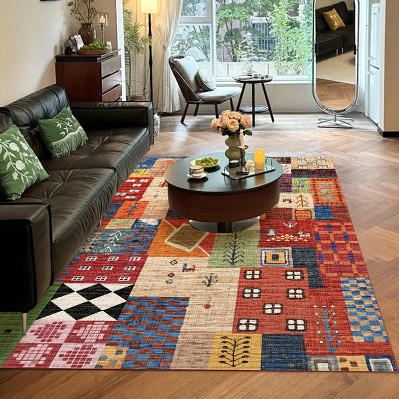 Abstract Multicolour Art Rug 17