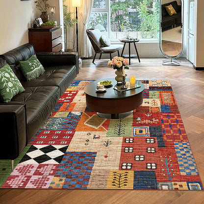 Abstract Multicolour Art Rug 17