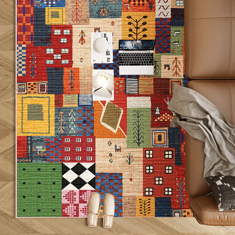 Abstract Multicolour Art Rug 9