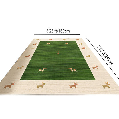 Abstract Multicolour Art Rug 5