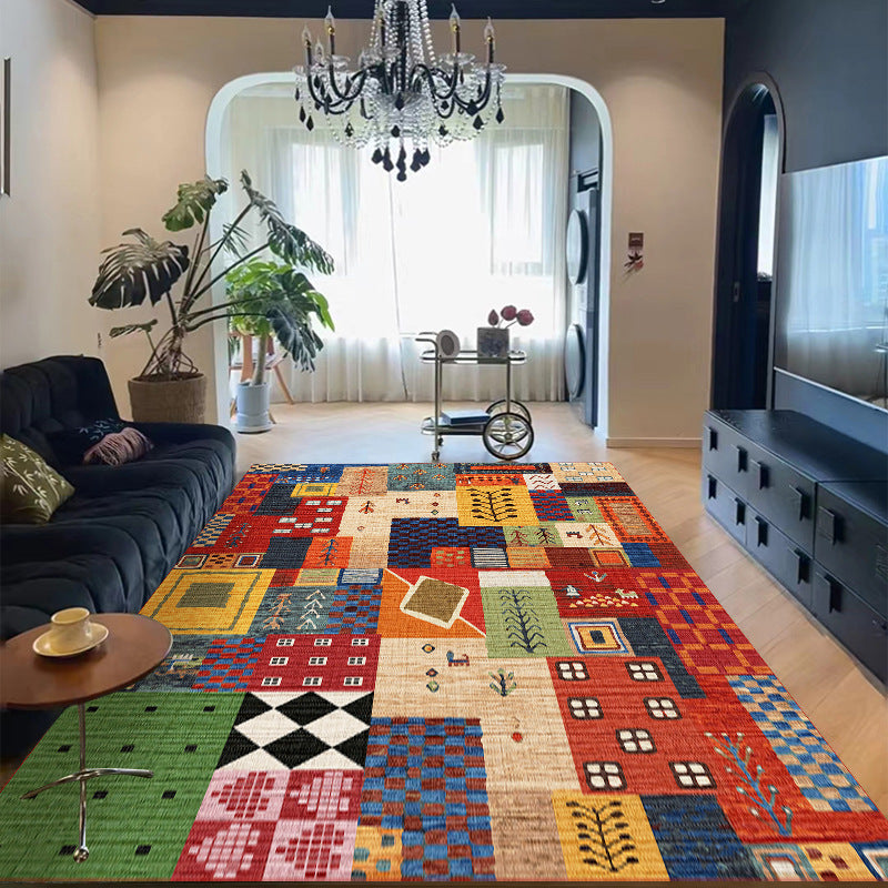 Abstract Multicolour Art Rug 0