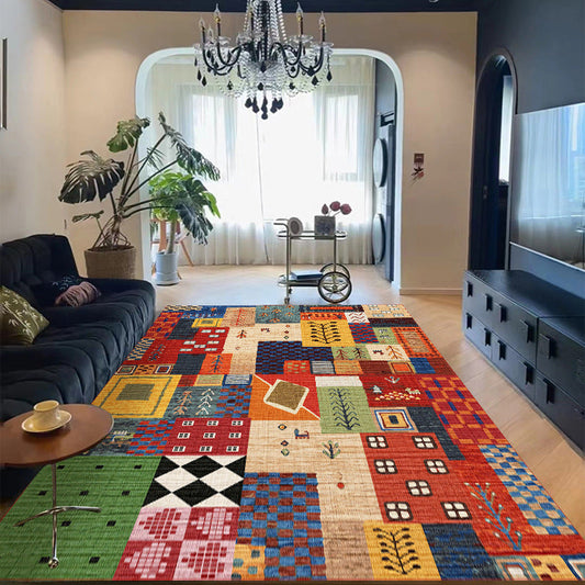 Abstract Multicolour Art Rug 0