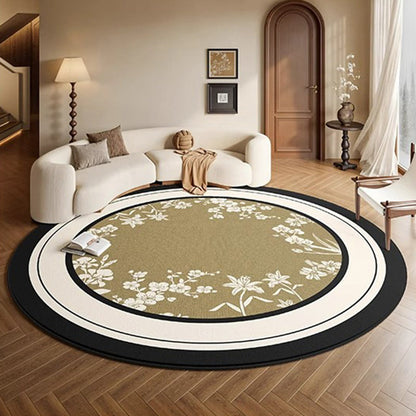 Round Medallion Loop-Pile Rug 24