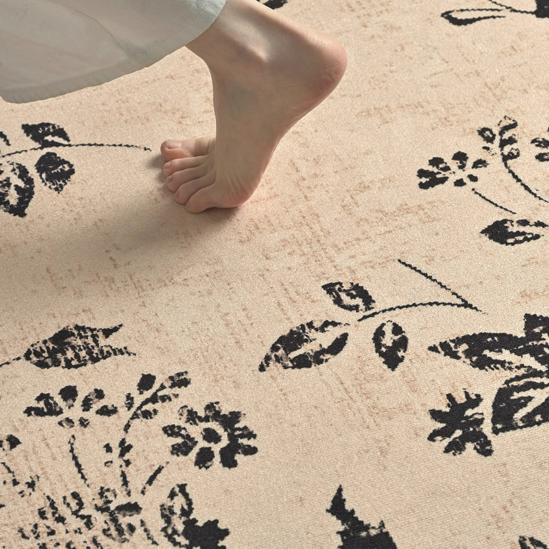 Round Medallion Loop-Pile Rug 15