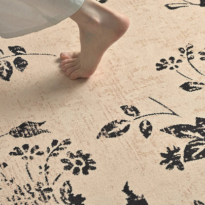 Round Medallion Loop-Pile Rug 15