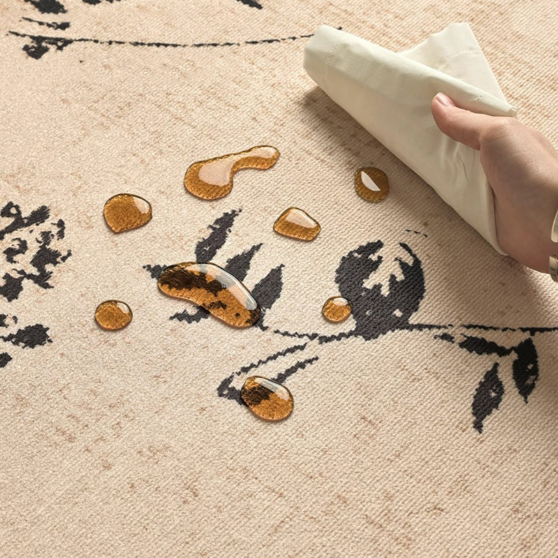Round Medallion Loop-Pile Rug 11