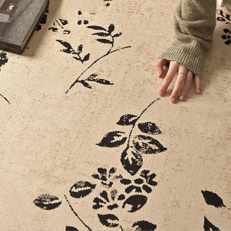 Round Medallion Loop-Pile Rug 12