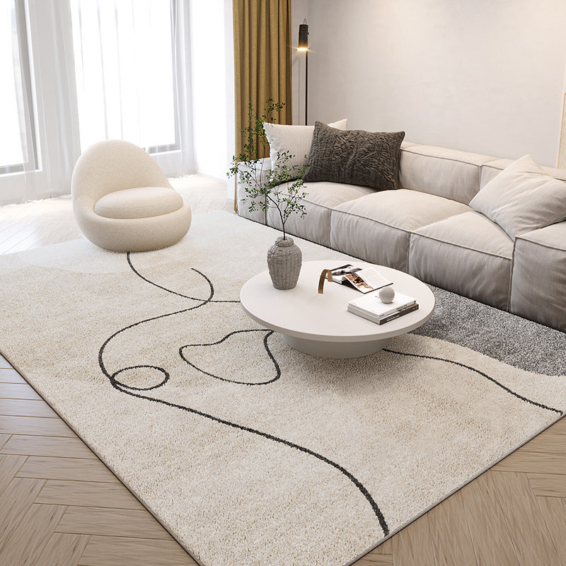 Japandi Faux Cashmere Area Rug 14