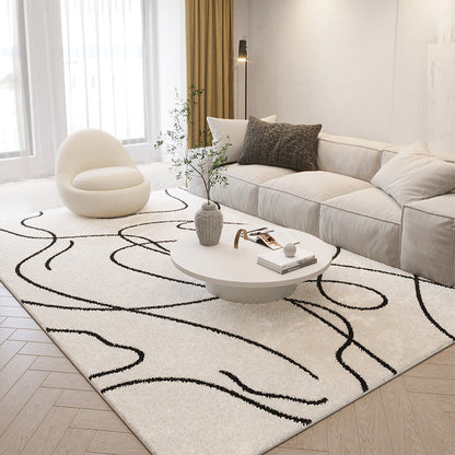 Japandi Faux Cashmere Area Rug 16