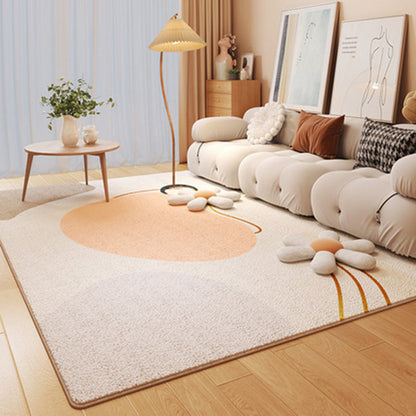 Japandi Faux Cashmere Area Rug 17