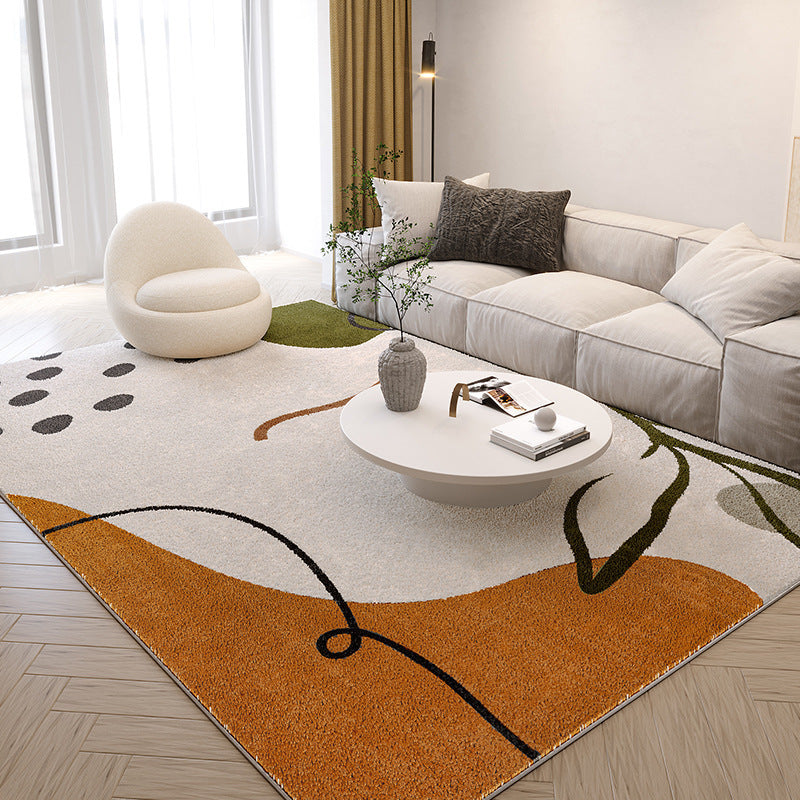 Japandi Faux Cashmere Area Rug 11