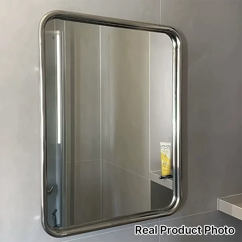 Stainless Steel Frame Wall Mirror 10