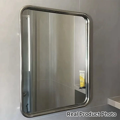 Stainless Steel Frame Wall Mirror 10