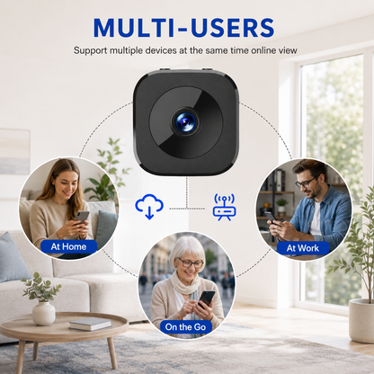 Home Security Camera, Mini Wireless Security Camera for Indoor Use – image 6