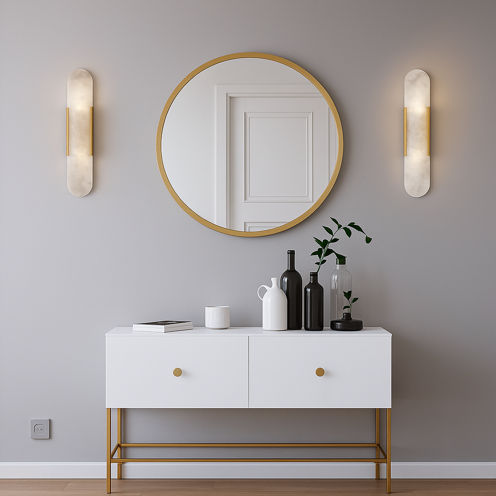 Modern Wall Sconce, Dimmable Indoor Wall Light