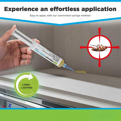 Cockroach Gel Bait Syringe, Roach Gel Bait for Indoor Cockroach Control