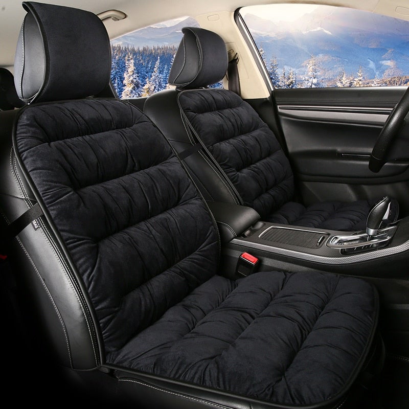 Cushioned Car Seat Cover, Universal Auto Seat Cover with Soft Elastic Fabric, Seat Covers for Cars for Long Drives