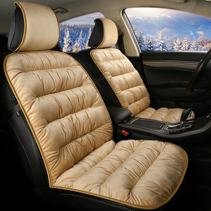 Cushioned Car Seat Cover, Universal Auto Seat Cover with Soft Elastic Fabric – image 6