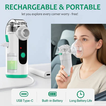 Portable Nebulizer for Saline Mist, Saline Nebulizer for Travel and Home – image 4