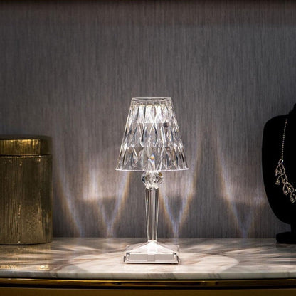Crystal Table Lamps, Bedside Lamp for Bedroom and Living Room – image 7