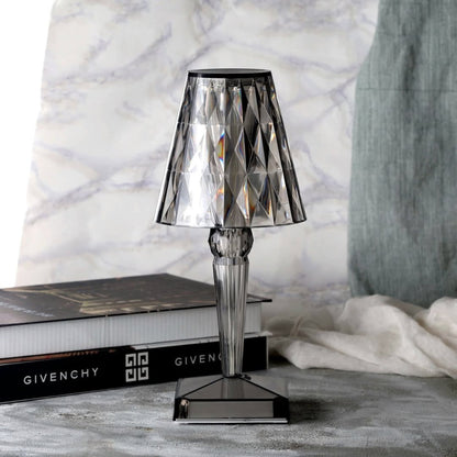 Crystal Table Lamps, Rechargeable Cordless Table Lamp with 3 Light Modes – image 8