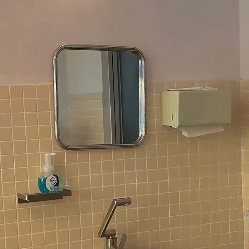 Stainless Steel Frame Wall Mirror 11