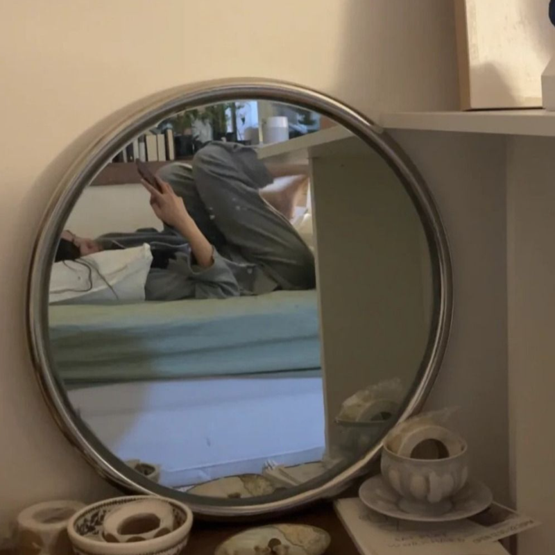 Stainless Steel Frame Wall Mirror 12
