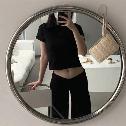 Stainless Steel Frame Wall Mirror 14