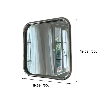 Stainless Steel Frame Wall Mirror 7