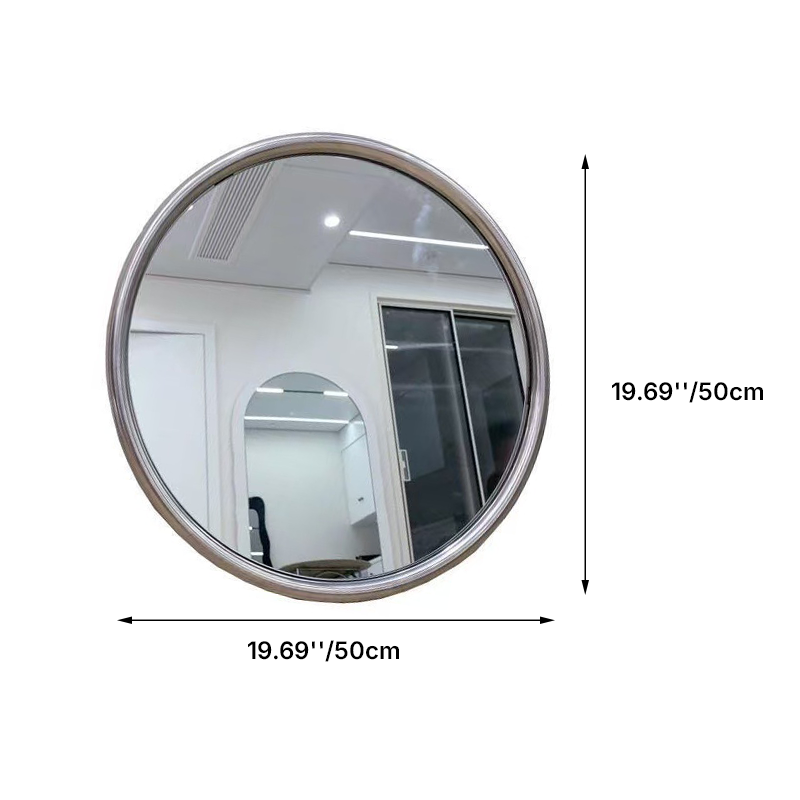 Stainless Steel Frame Wall Mirror 4