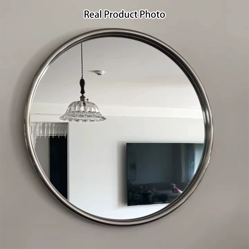 Stainless Steel Frame Wall Mirror 9