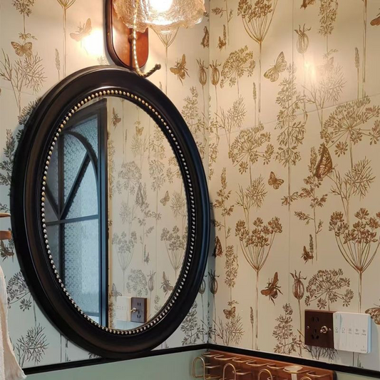 French Oval Wall Mirror 0