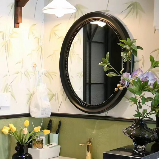 French Oval Wall Mirror 1