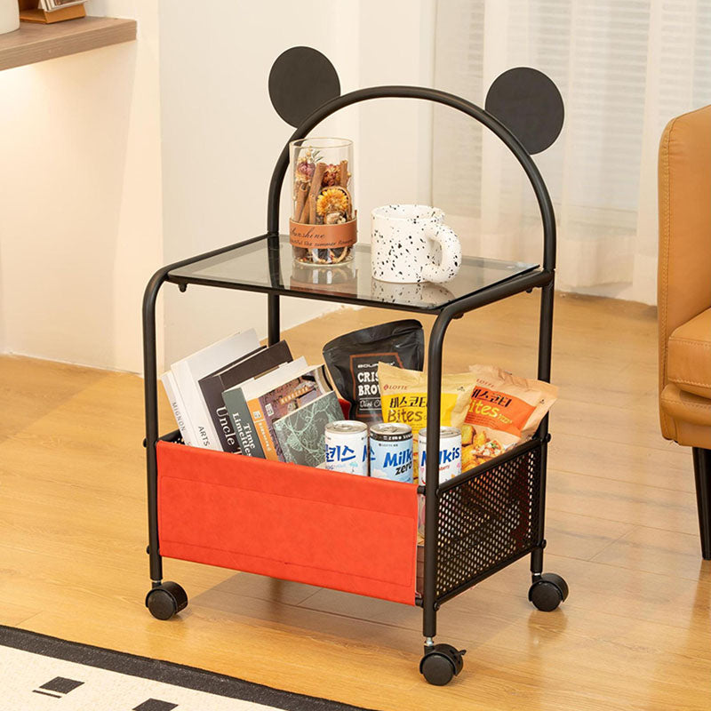 Bear-Ear Rolling Snack Cart 11