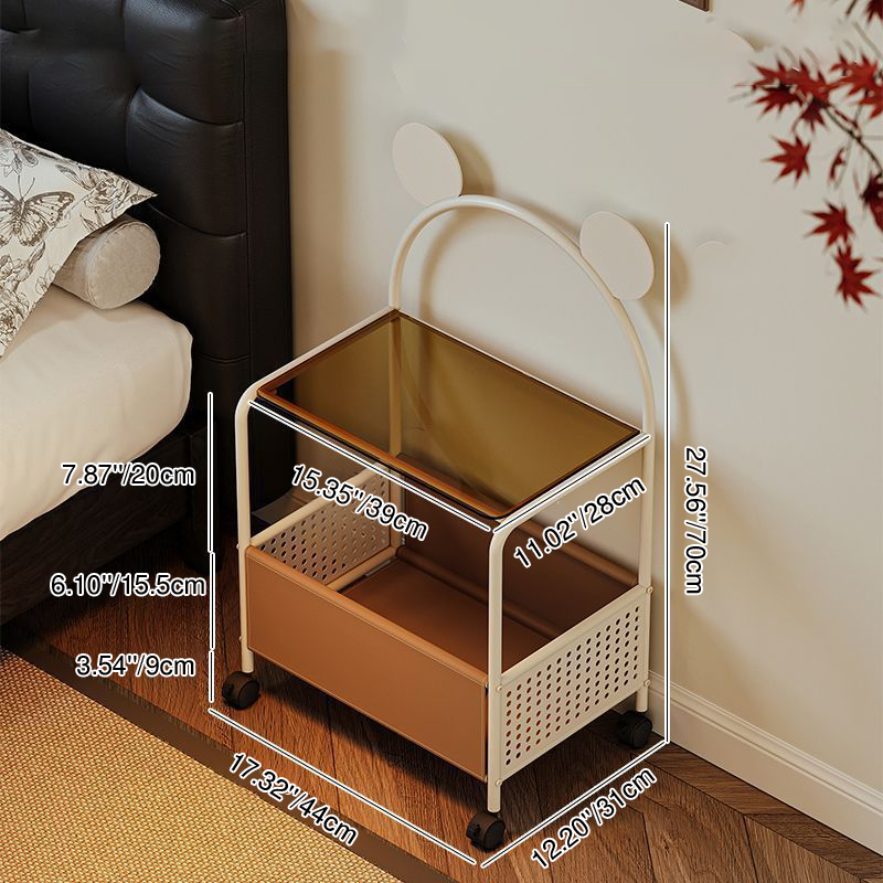 Bear-Ear Rolling Snack Cart 5