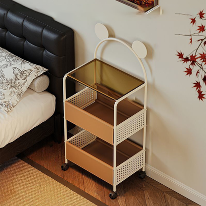Bear-Ear Rolling Snack Cart 15