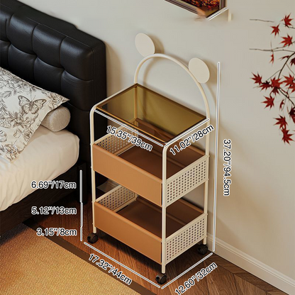 Bear-Ear Rolling Snack Cart 6