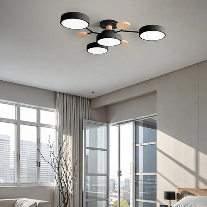 Flush Mount Ceiling Lamp, Modern LED Ceiling Light Fixture for Living Room and Bedroom – image 32