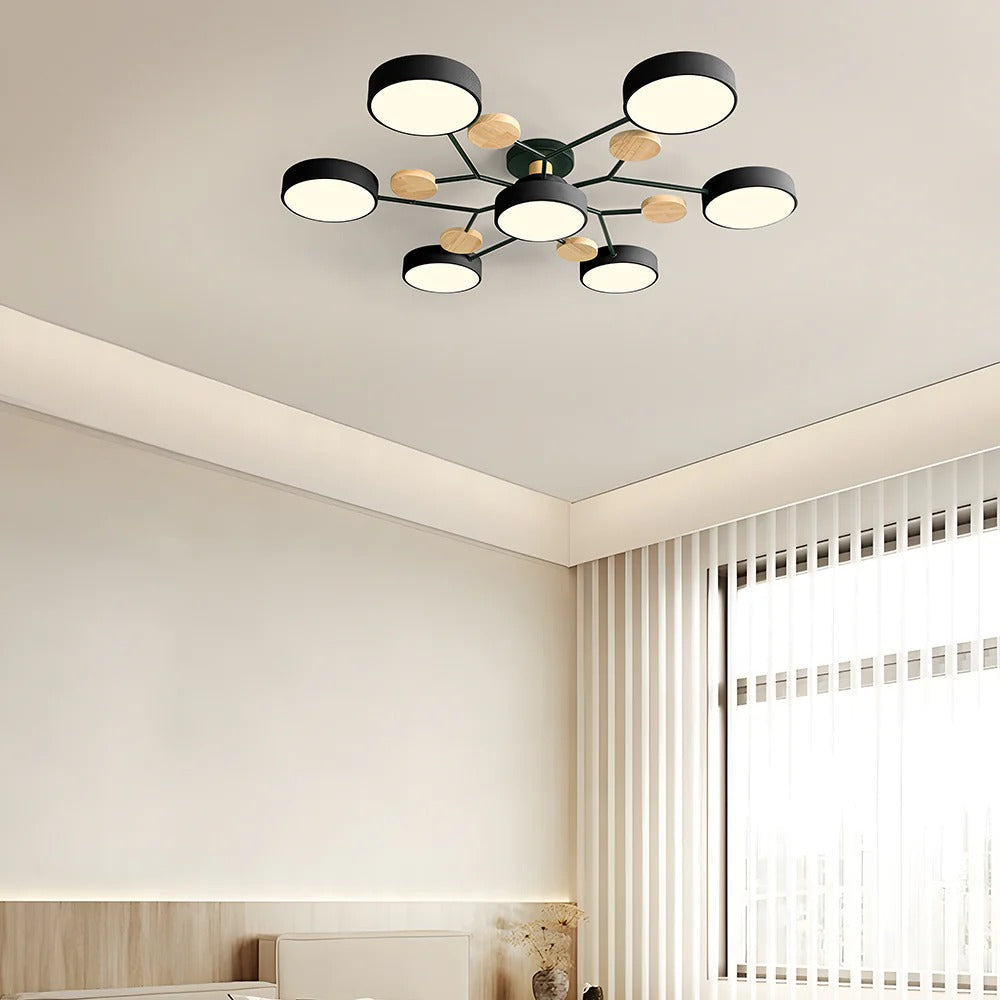 Flush Mount Ceiling Lamp, Modern LED Ceiling Light Fixture for Living Room and Bedroom – image 41
