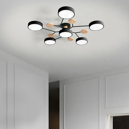 Flush Mount Ceiling Lamp, Modern LED Ceiling Light Fixture for Living Room and Bedroom – image 38