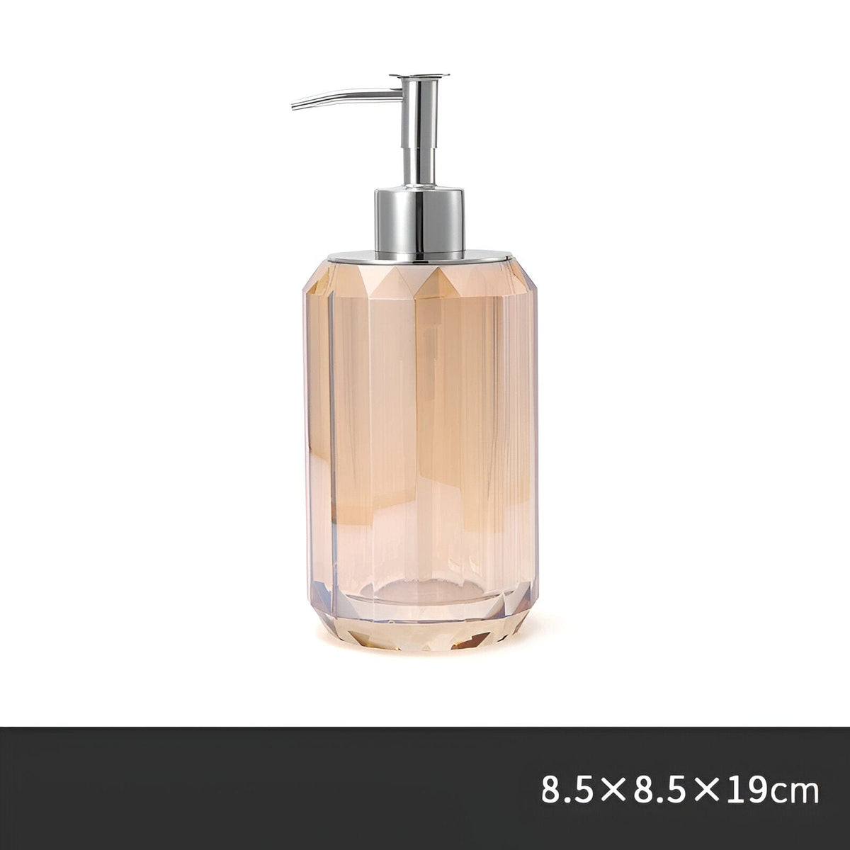 Crystal Glass Bathroom Accessories, Glass Soap Dispenser – image 16