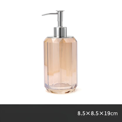 Crystal Glass Bathroom Accessories, Glass Soap Dispenser – image 16