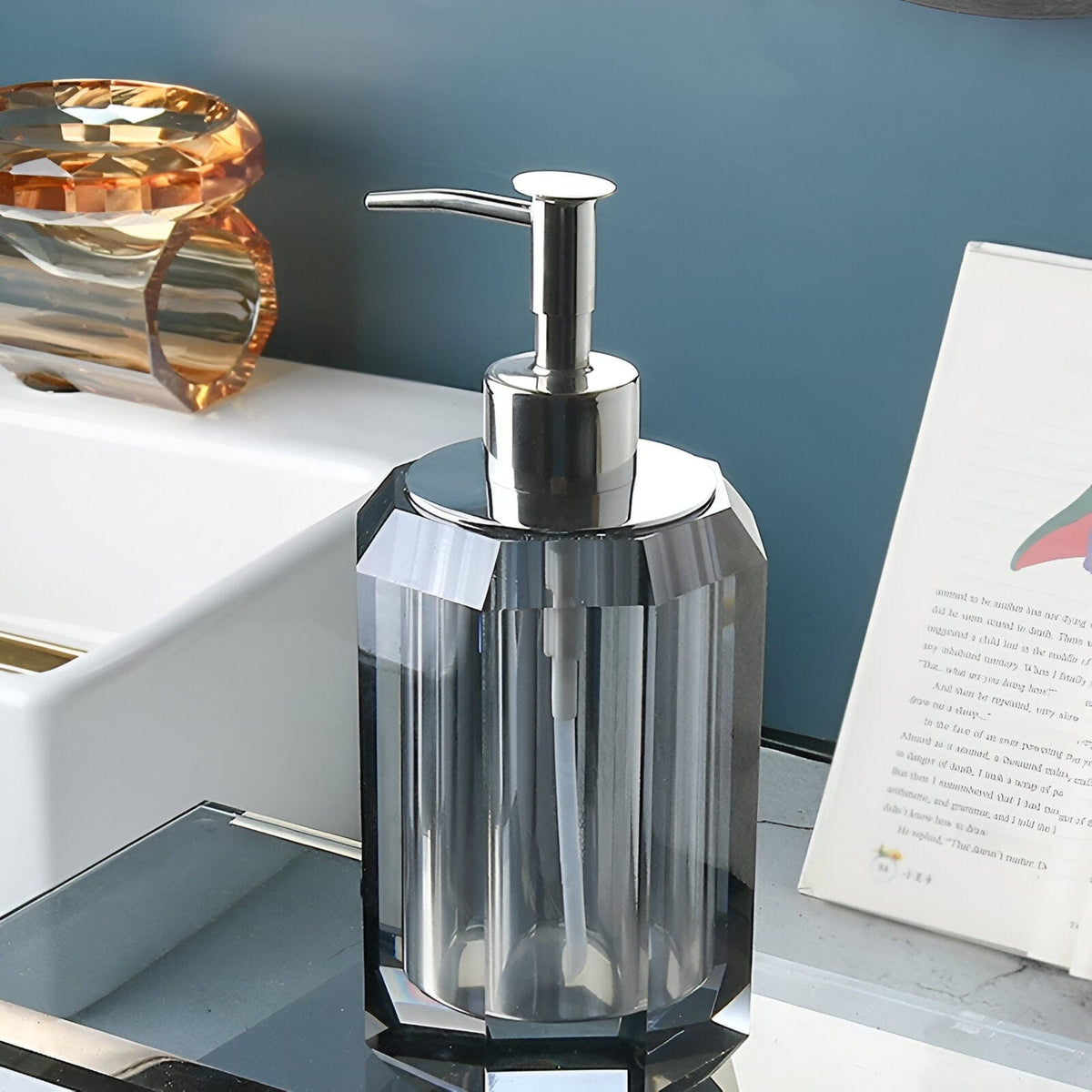 Crystal Glass Bathroom Accessories, Soap Dish – image 19
