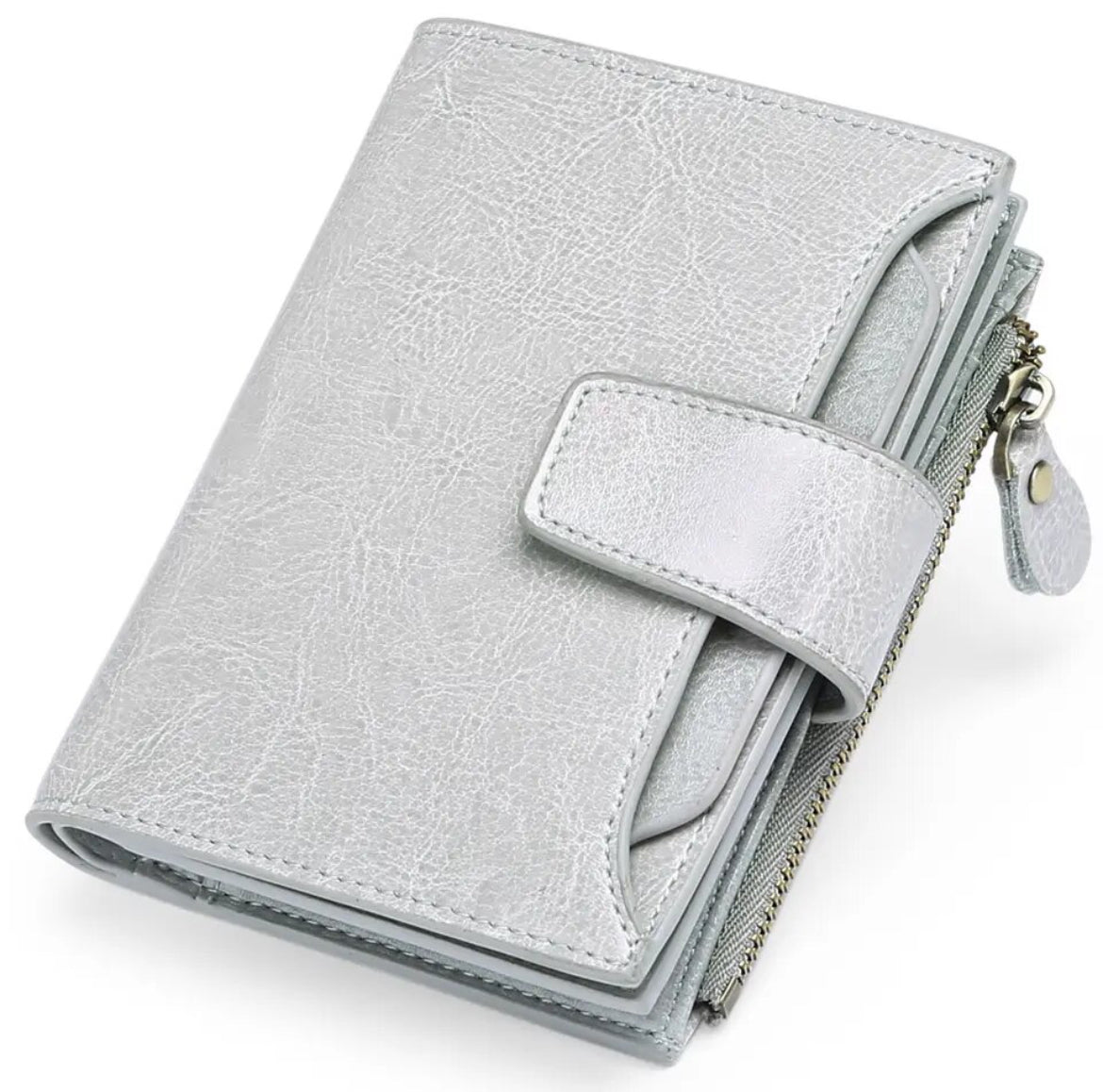 Genuine Leather Wallet with RFID Protection, Compact Card Holder Wallet – image 16