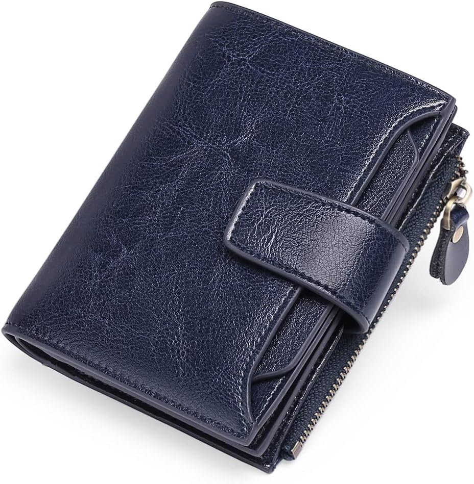 Genuine Leather Wallet with RFID Protection, RFID Blocking Wallet with 14 Card Slots – image 18